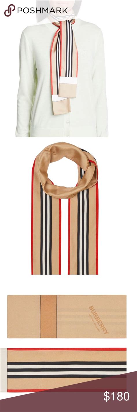 skinny burberry scarf|authentic burberry scarves.